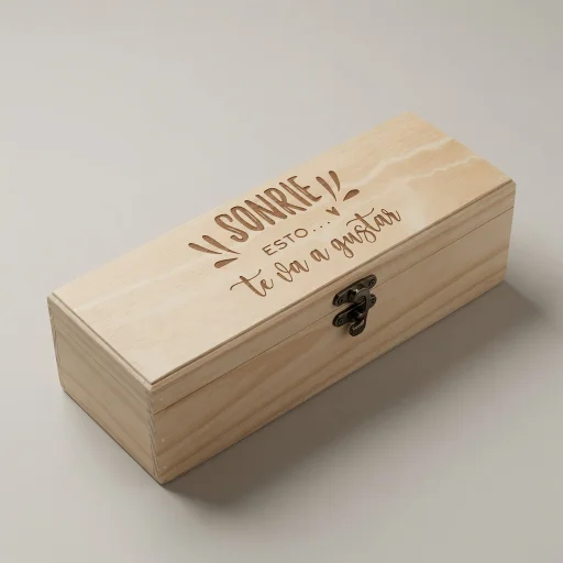 Caja para botella de vino cofre personalizada - imagen 5