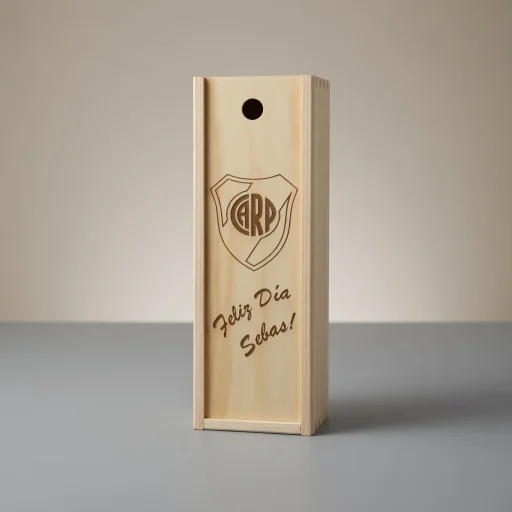 Caja para botella de vino personalizada - imagen 3