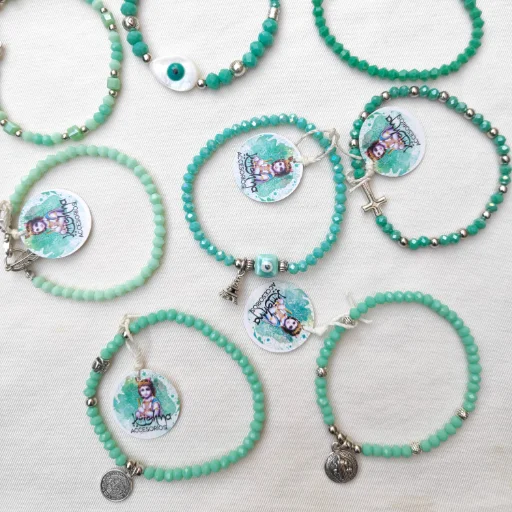Pulseras elásticas Cristal de vidrio N°3 - imagen 3