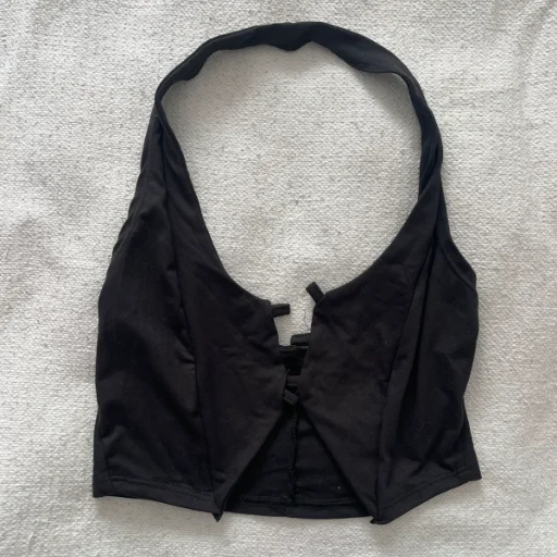 Top Black Halter