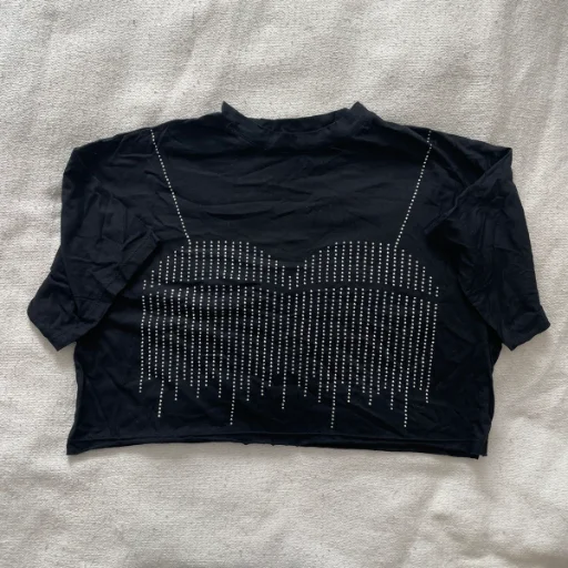 Remera Black Brillos