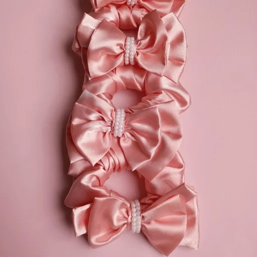 Scrunchie Moño Rosa Bebé - imagen 2