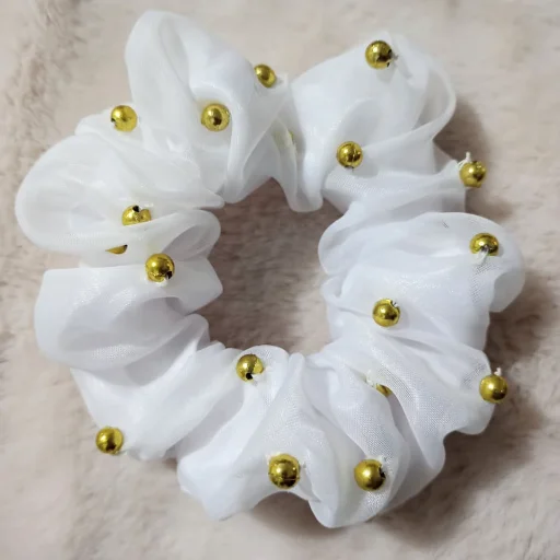 Scrunchie Nube Blanco