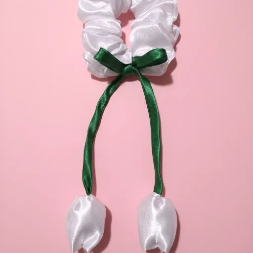 Scrunchie Tulipán Blanco - imagen 2