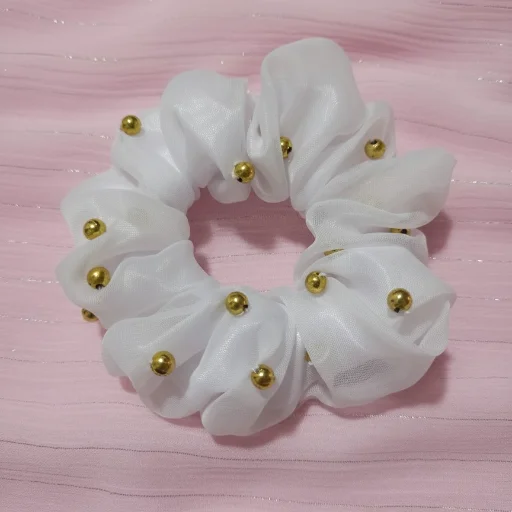 Scrunchie Nube Blanco