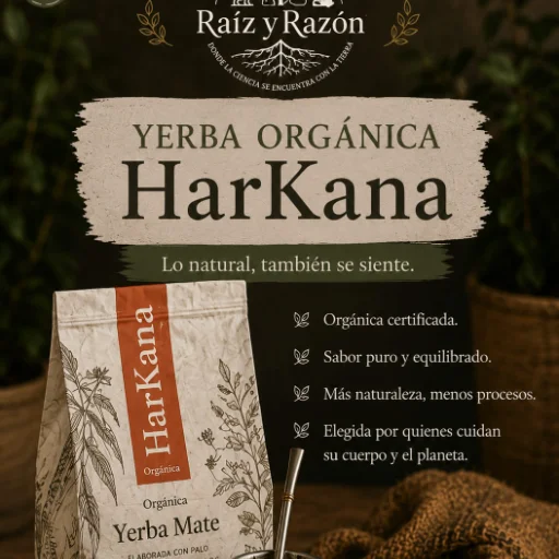 YERBA ORGANICA 500 gr Molienda Fina