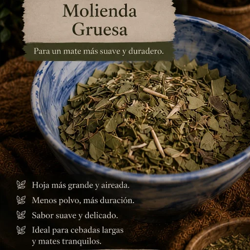 YERBA ORGANICA 500 gr Molienda Gruesa