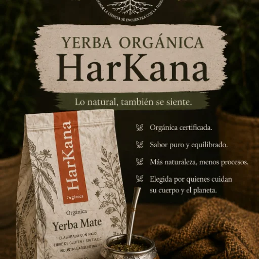 YERBA ORGANICA 500 gr Molienda Gruesa