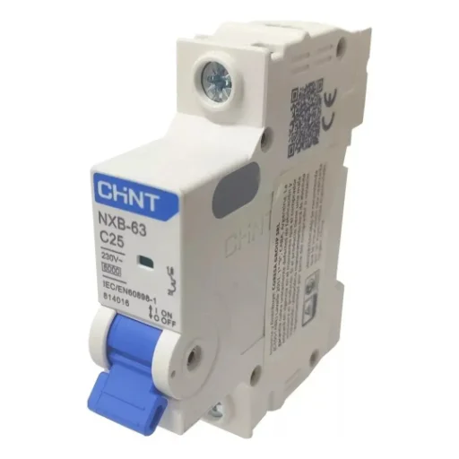 Interruptor Termomagnético Unipolar 1x10A Chint NXB-63 (6 kA)