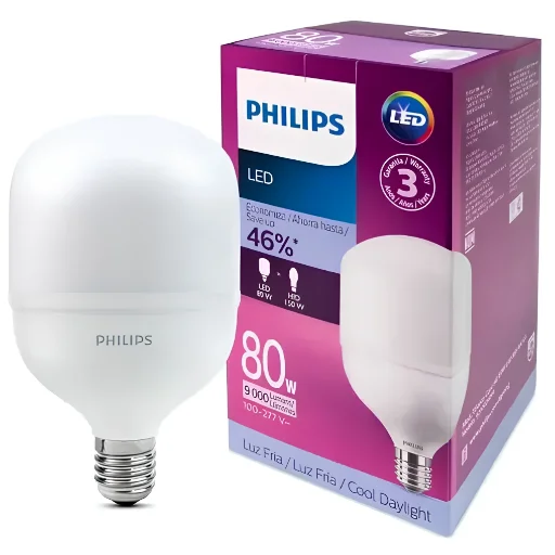 Lámpara LED Alta Potencia Philips TrueForce 80W | Rosca E40 - 9000 Lúmenes