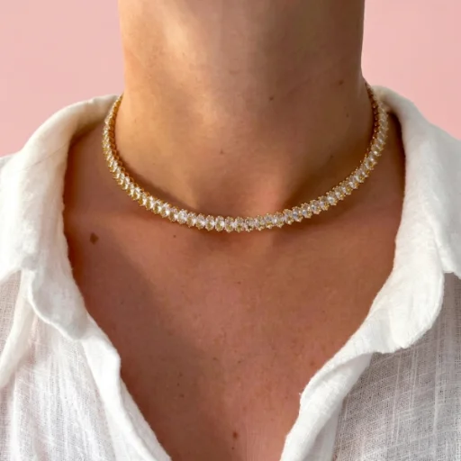 Choker dorado