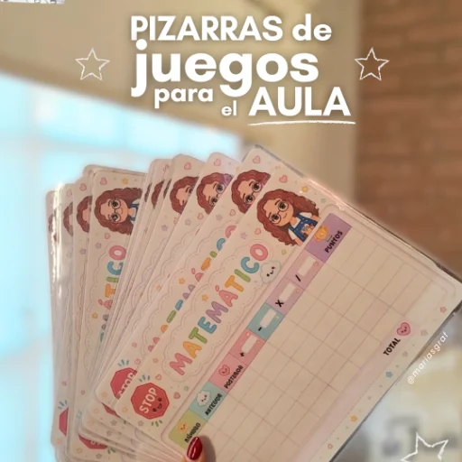 Pizarra borrable juegos para el aula