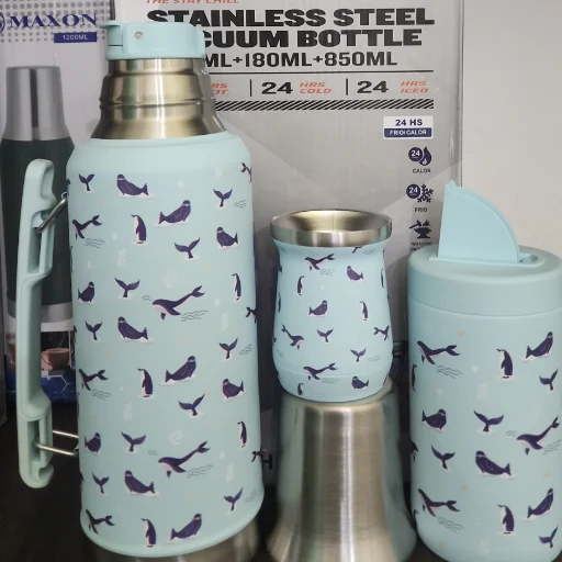 Termo mate bombilla y yerbero - imagen 2
