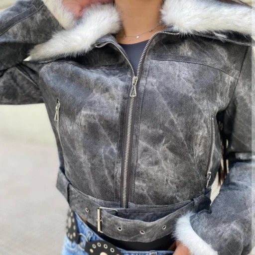 CAMPERA ECOCUERO TALLE 2/3