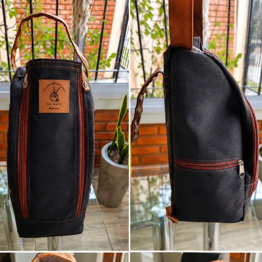 Bolso matero tela / cuerina premium