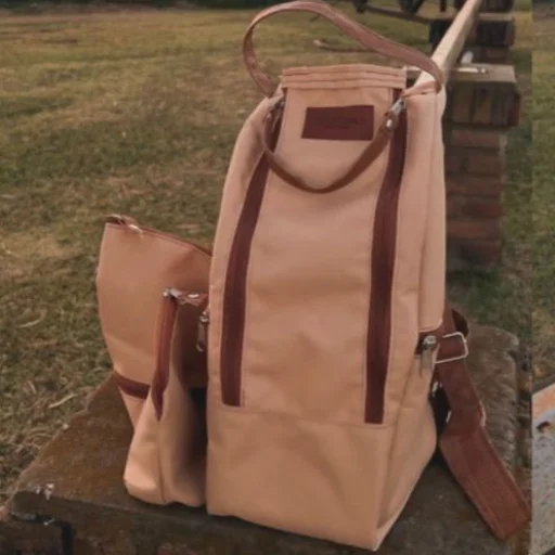 Bolso matero tela / cuerina premium - imagen 4