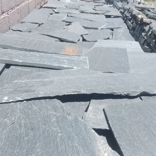 Revestimiento en Lajas Irregulares Negras