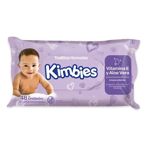 TOALLITAS HUMEDAS KIMBIES WIPES x48
