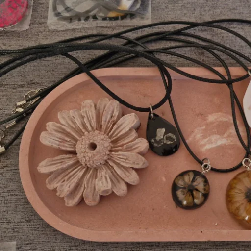 Collares personalizados con flores encapsuladas
