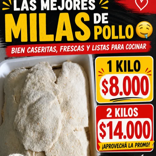 Milanesas de pollo