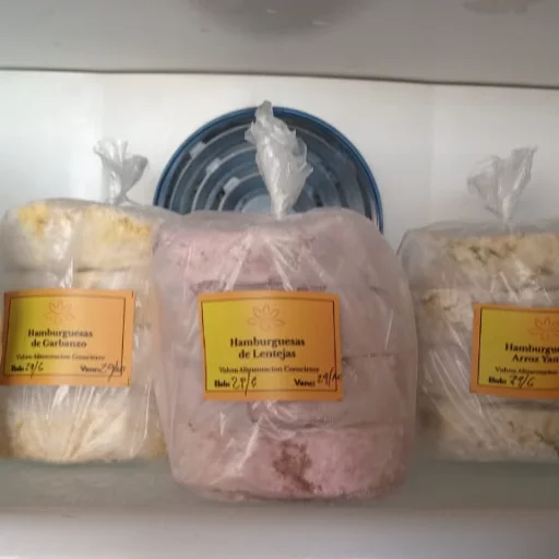 Hamburguesas vegetarianas  pack x 4