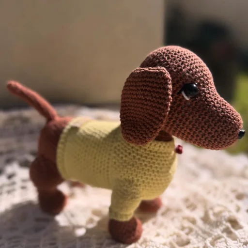Perrito Salchicha Amigurumi Tejido a Crochet