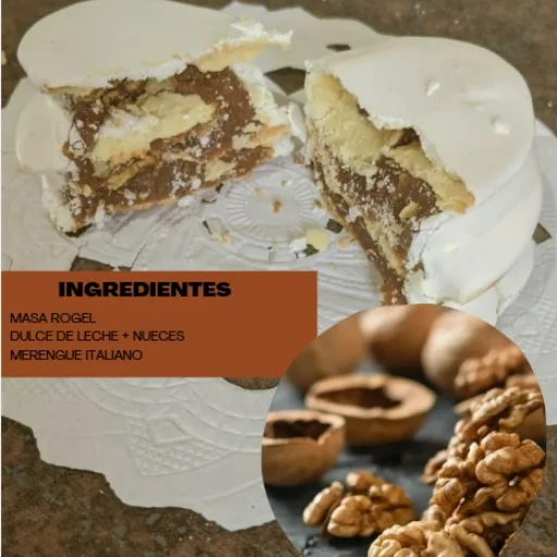 Alfajor de Dulce de Leche con Nuez