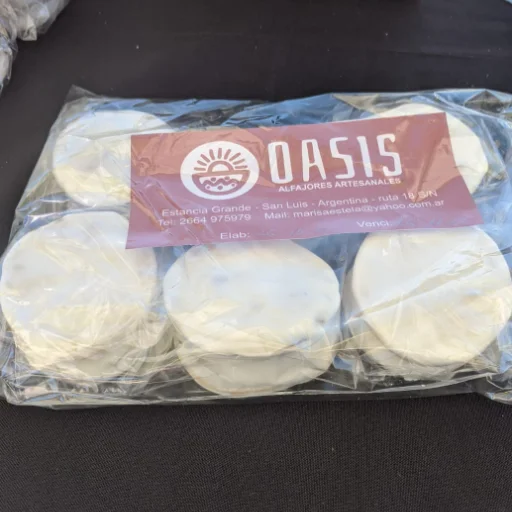 Alfajores de Dulce de Leche con Nuez - Pack x 6 unidades