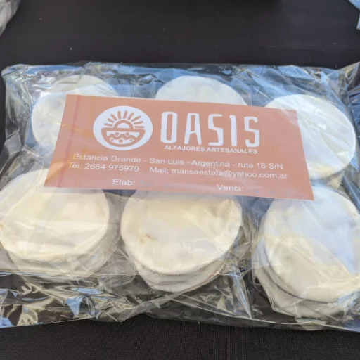 Alfajores Frutales de Dulce de Alcayota - Pack x 6 unidades