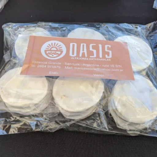 Alfajores simples de Dulce de Leche - Pack x 6 unidades