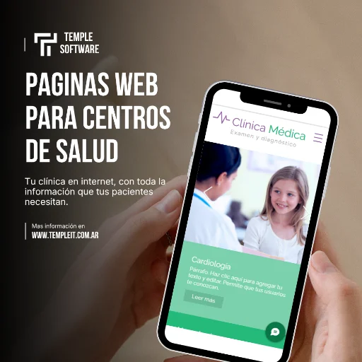 Sitio web para clínicas y centros de salud