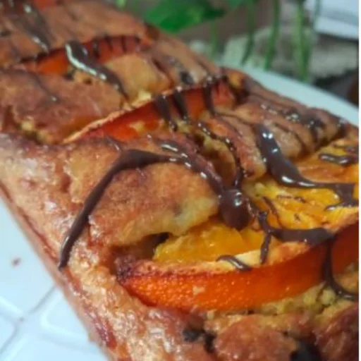 Budin de naranjas y chocolate