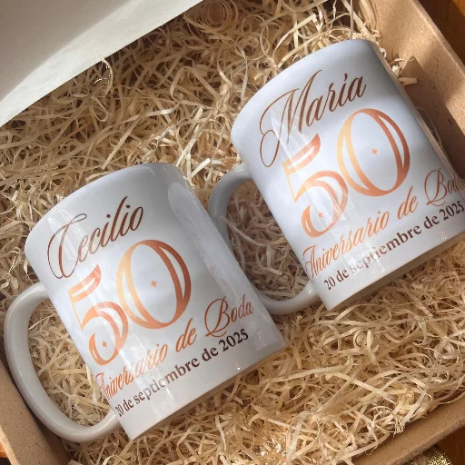Taza de Cerámica Blanca Personalizada