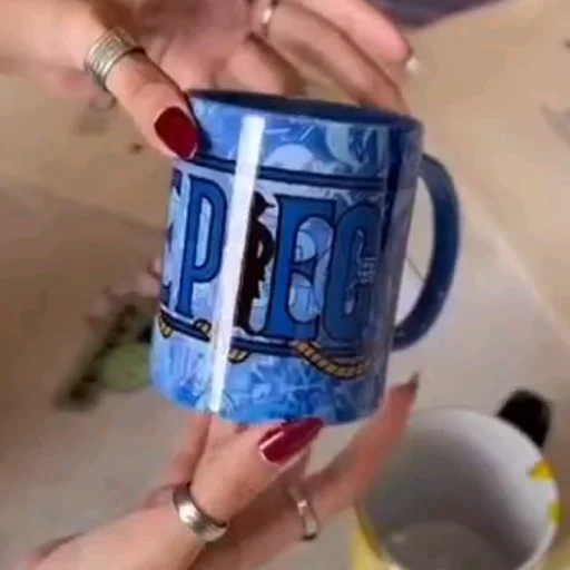 Taza de Cerámica con Interior y Manija de Color Personalizada - imagen 4
