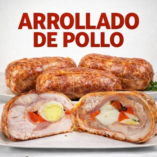 Arrollados de pollo