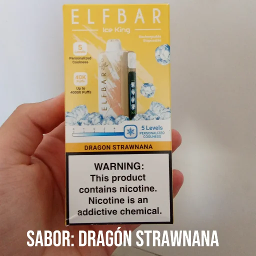 Vaper Elfbar Ice King Dragón strawnana