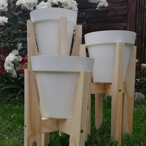 Porta maceta estilo nordico x 40cm