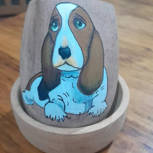 Mateando con tu mejor amigo siempre al lado.    Mates Personalizados a mano con la foto de tu mascota