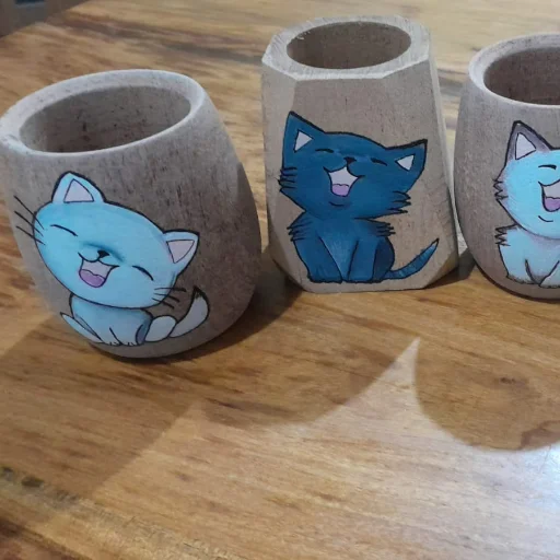 Mateando con tu mejor amigo siempre al lado.    Mates Personalizados a mano con la foto de tu mascota - imagen 5