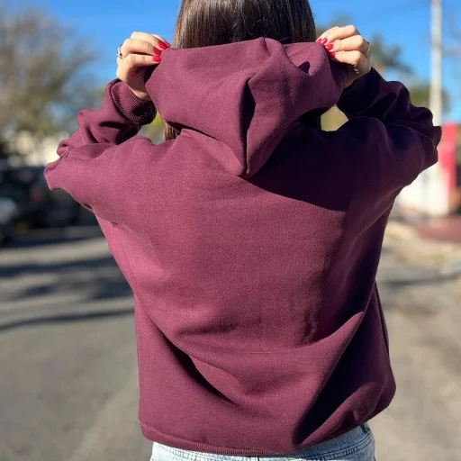 BUZO BORDO  UNISEX - imagen 2