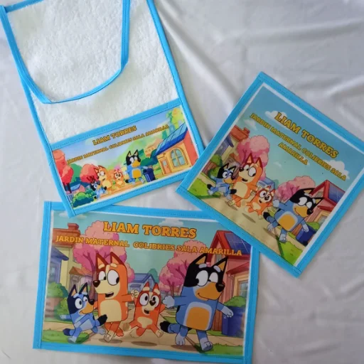 set de jardin y primaria personalizados