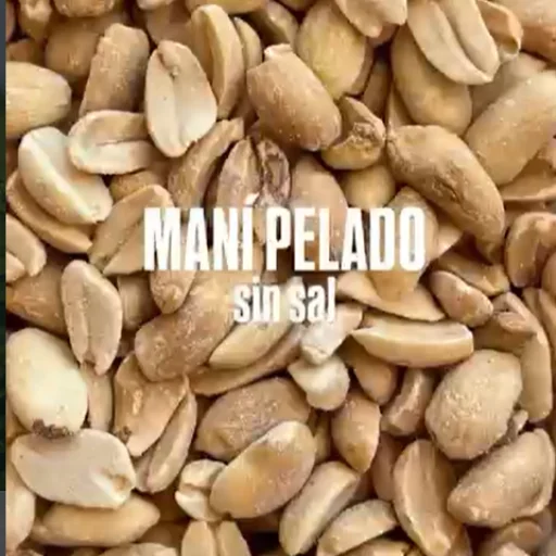 Maní Pelado s/Sal 500gr