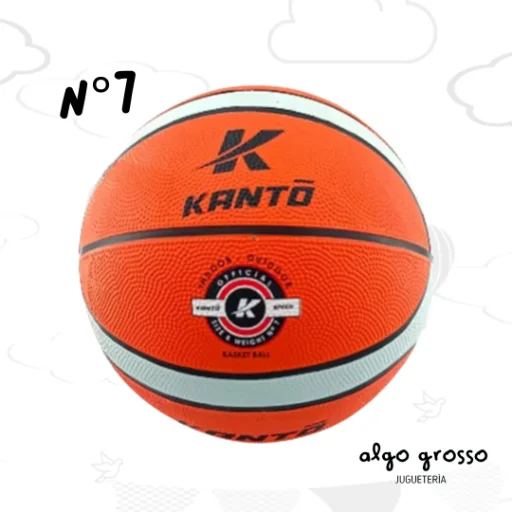 PELOTA BASQUET N7 KANTO CELESTE/NAR.