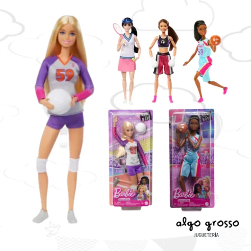 BARBIE MUÑECA DEPORTISTA ARTICULADA