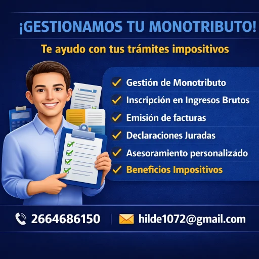 Monotributo-Ingresos Brutos-DDJJ-Facturación.