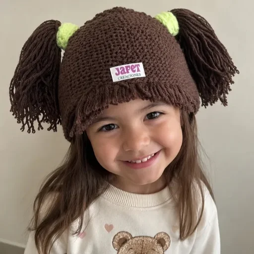 Gorro nena tejido