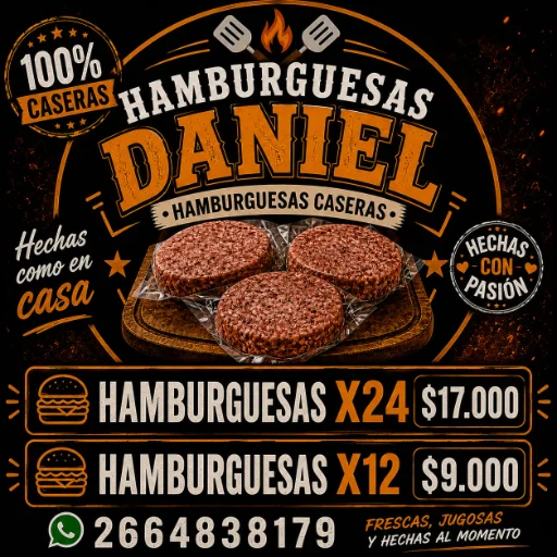 HAMBURGUESAS DE POLLO CONGELADAS