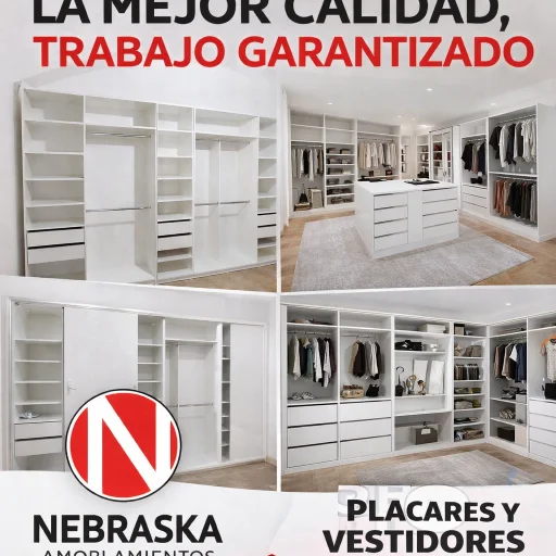 placares y vestidores a medida.