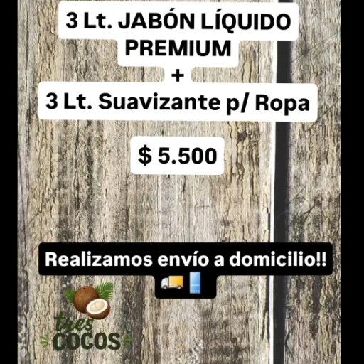 Combo Jabón líquido premium  + Suavizante