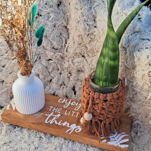 Frascos multiusos con macramé - imagen 3